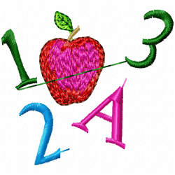 School Embroidery Design 2